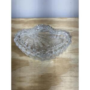 Studio Nova Crystal Unique Covered Heart Jewelry / Candy Dish